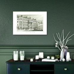 «Furnivals Inn, Holborn» в интерьере зеленой комнаты