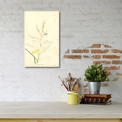 «Acacia Linearis 1» в интерьере с кирпичными стенами