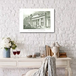 «The New Corn Exchange, Mark Lane» в интерьере комнаты с белым столом