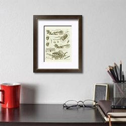 «Agriculture. The Universal Sowing Machine» в интерьере кабинета над столом