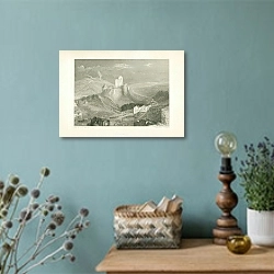 «Lillebonne 2» в интерьере комнаты со старинной лампой