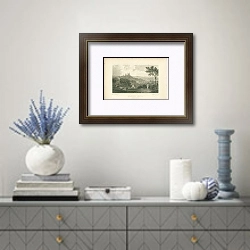 «Penrhys Castle, Caernarvonshire» в интерьере над комодом