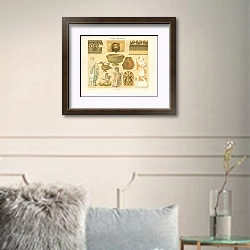 «Antike Terrakotten» в интерьере комнаты с белыми стенами