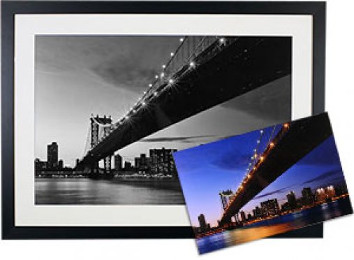 Черно-белое фото